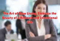 The Art of Slow Living: Embrace the Beauty of a Relaxed and Intentional Life The Art of Slow Living: Embrace the Beauty of a Relaxed and Intentional Life
